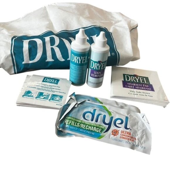 Dryel Starter Kit Original Scent Reusable Bag Absorbent Pads - Picture 1 of 8
